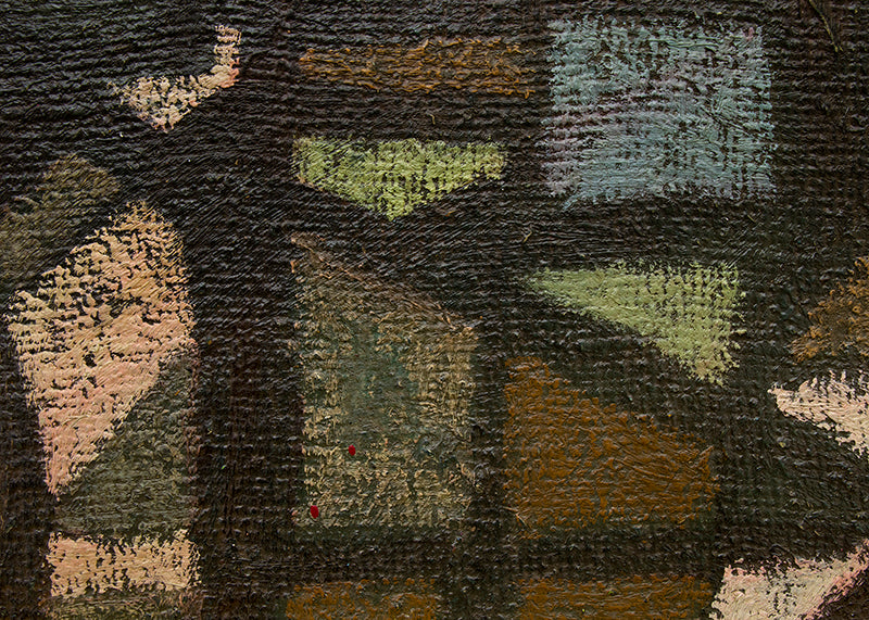 Pods (Abstract in Earth Tones), Painting