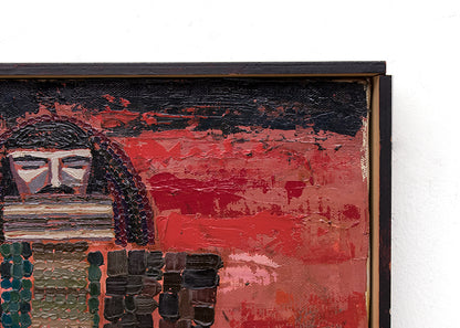 The Four Winter Months (Four Abstracted Figures), Painting, 1985