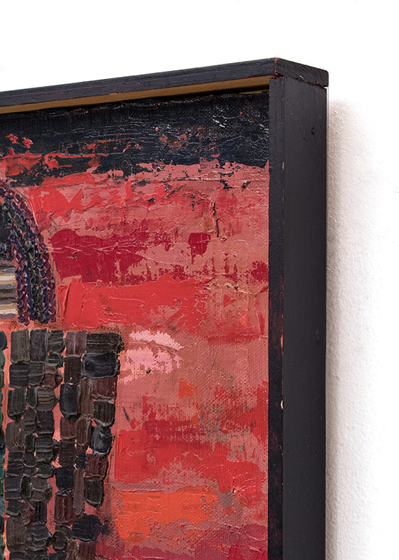 The Four Winter Months (Four Abstracted Figures), Painting, 1985
