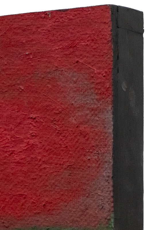 The Floating Castle (Semi Abstract Castle), Painting, 1980