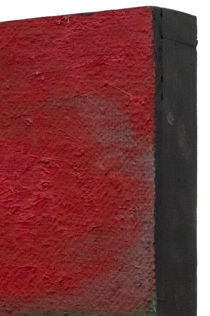 The Floating Castle (Semi Abstract Castle), Painting, 1980