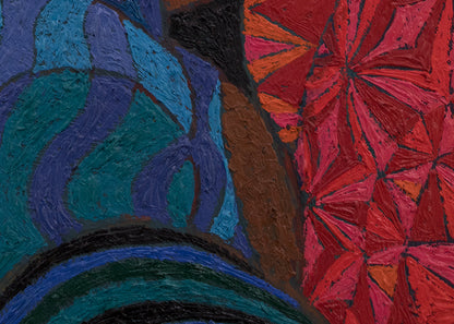 Calypso (Three Women Dancing), Painting, 1981