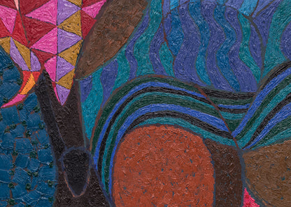 Calypso (Three Women Dancing), Painting, 1981