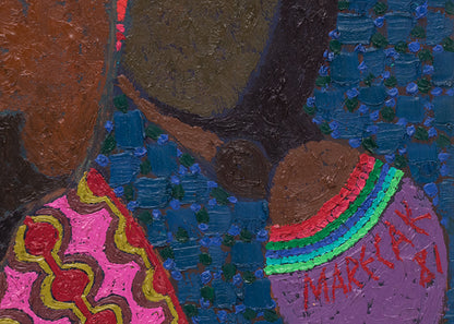 Calypso (Three Women Dancing), Painting, 1981