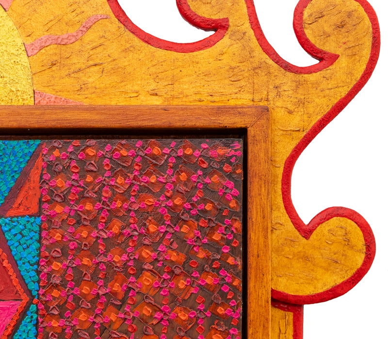 War Goddess Stands For Her Portrait (Woman with Sword), Painting, 1968