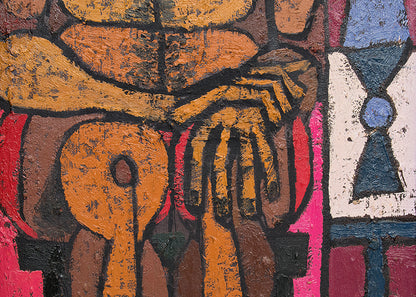 The Dance of Salome (Triptych), Painting, dated 1967