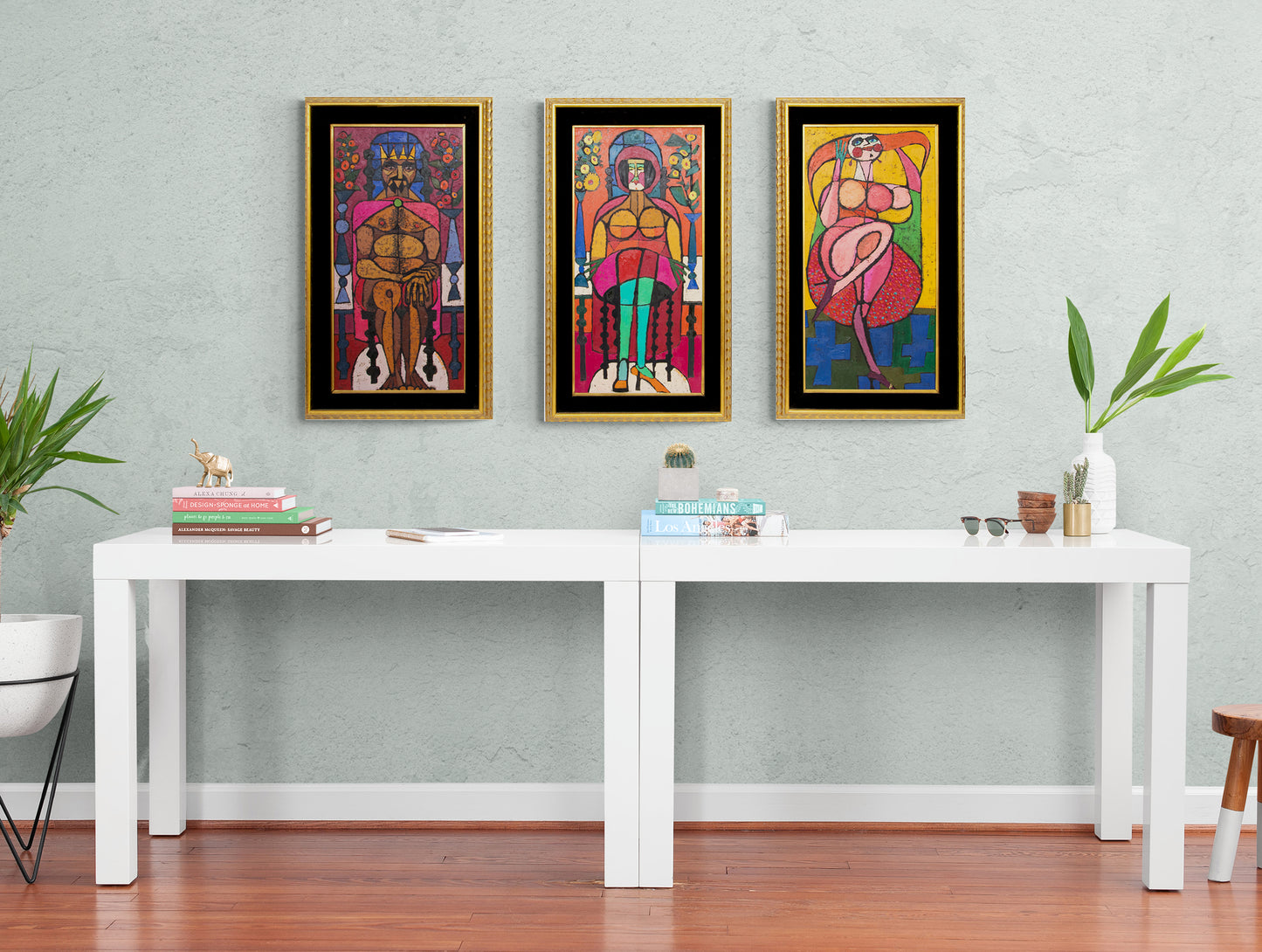 The Dance of Salome (Triptych), Painting, dated 1967