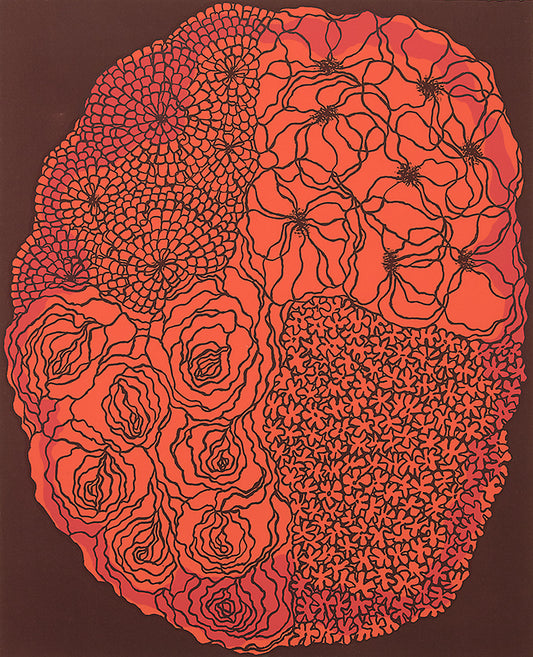 Four Flowers, Silkscreen Print