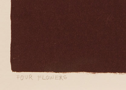 Four Flowers, Silkscreen Print