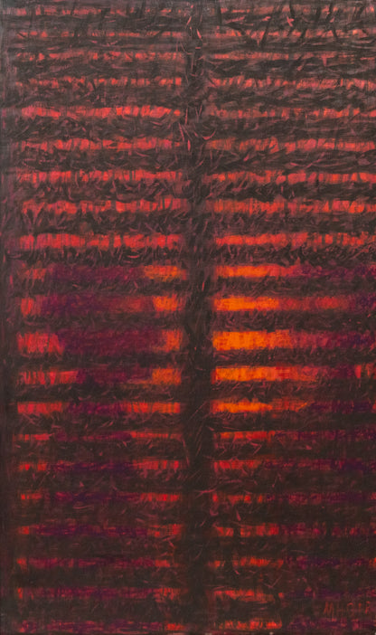 Shuttered Window, Painting, dated 1956