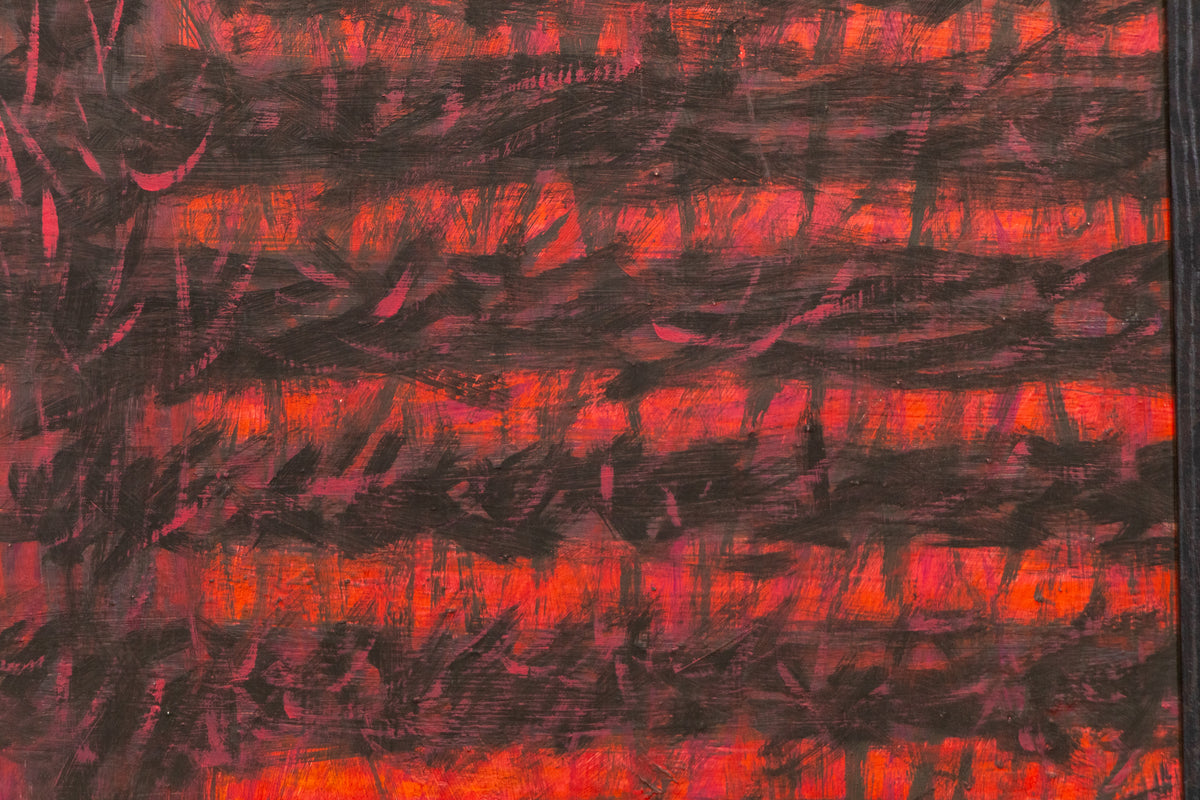 Shuttered Window, Painting, dated 1956