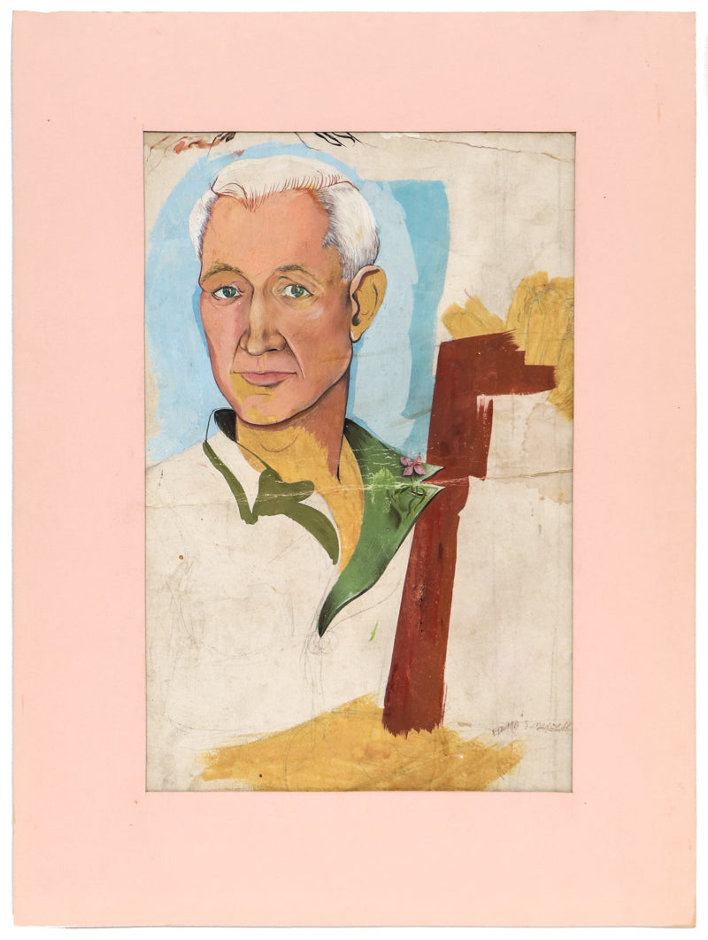 Untitled #12 (Bust of a Man), Painting, 1940