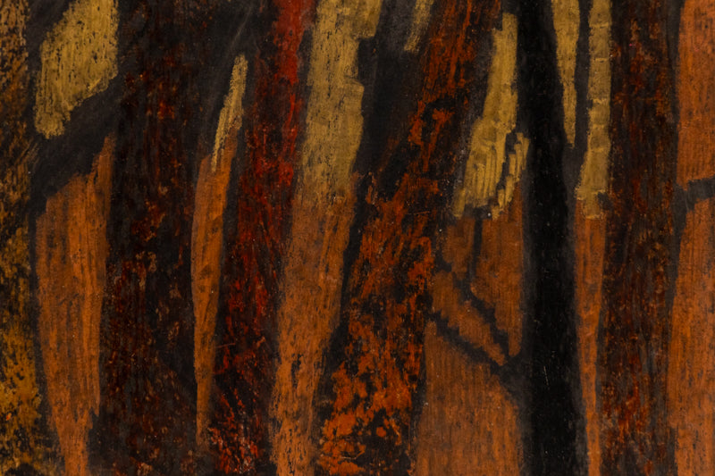 Forest of the Autumn Witch (Abstracted Forest), Painting, circa 1960