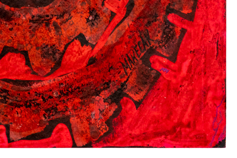 Abstract, Mixed Media Drawing, 1960s