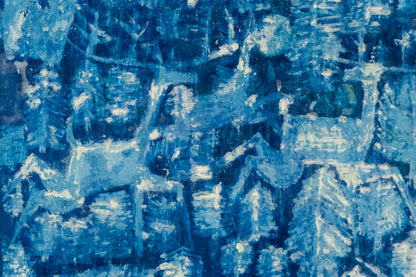 Reindeer (Abstracted Reindeer and Pines), Painting, 1960