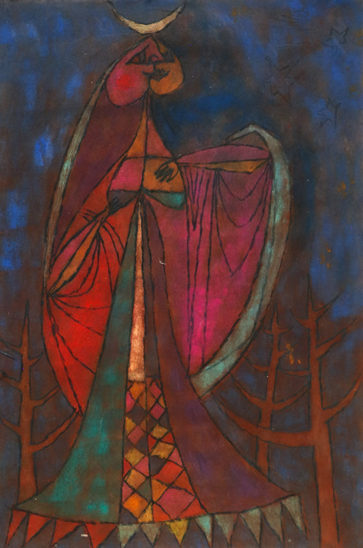 Untitled (Semi Abstract Woman), Painting