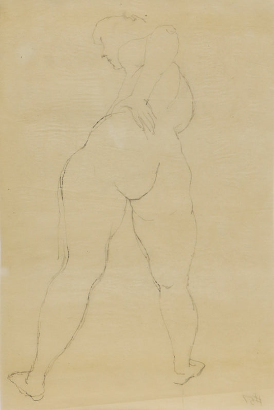 Edward Marecak (1919-1993) artwork for sale. Untitled (Nude Female Figure), Drawing, Denver, Colorado, Art Gallery)