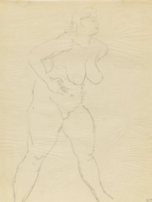 Edward Marecak (1919-1993) artwork for sale. Untitled (Nude Woman), Drawing, Denver, Colorado, Art Gallery)