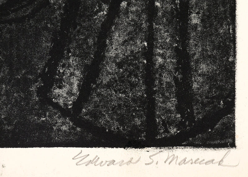 The Victors (Black and White Abstract), Print, circa 1940-1970