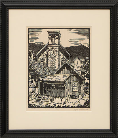 Old Church, Central City Colorado (12/50), Print, 1934