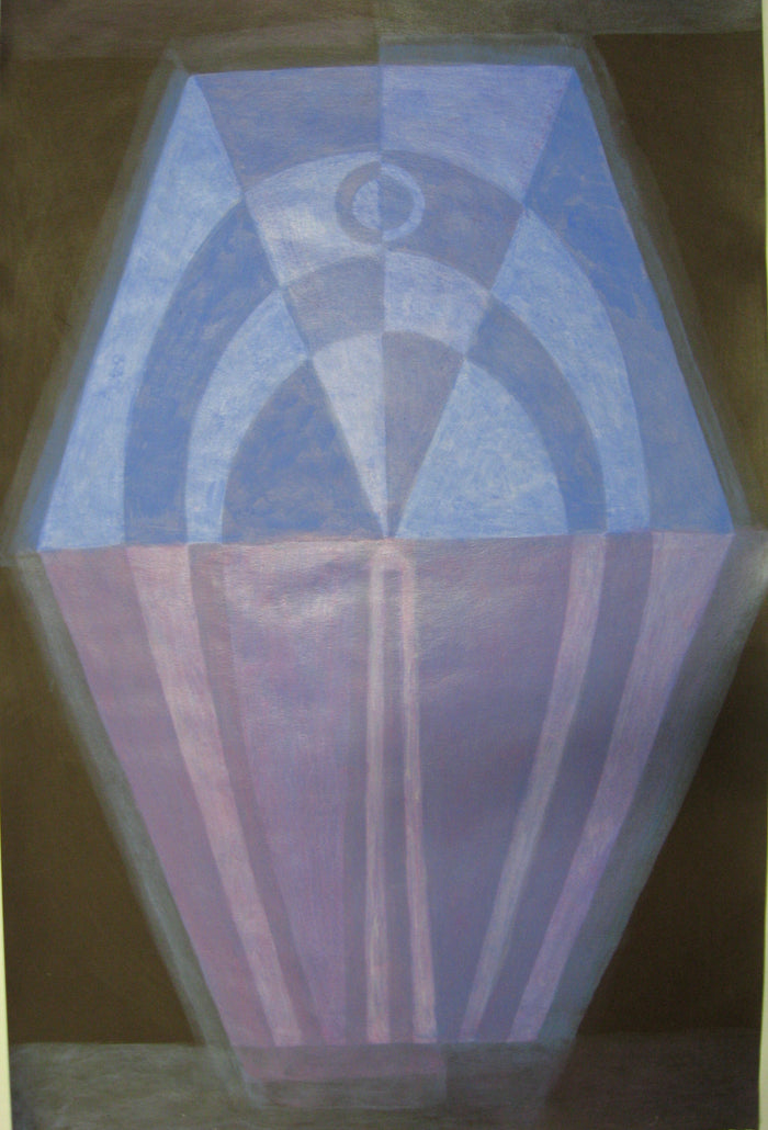 Untitled (Form in Blue and Violet), Painting