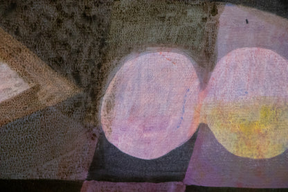 Untitled (Overhead Lights Diptych), Painting, circa 1970