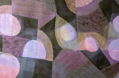 Untitled (Overhead Lights Diptych), Painting, circa 1970