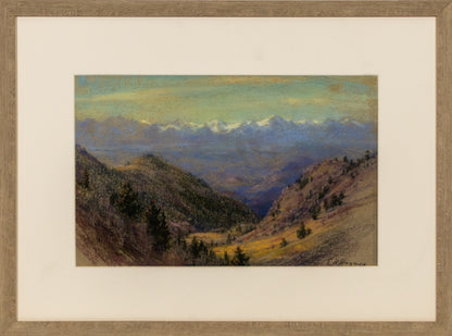 Sangre de Cristos (Mountain Range, Southern Colorado), Drawing, circa 1930-1950