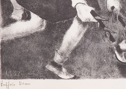 Buffalo Dance (Native American Procession), Print, 1937