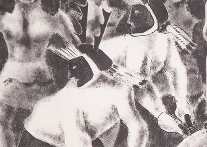Buffalo Dance (Native American Procession), Print, 1937