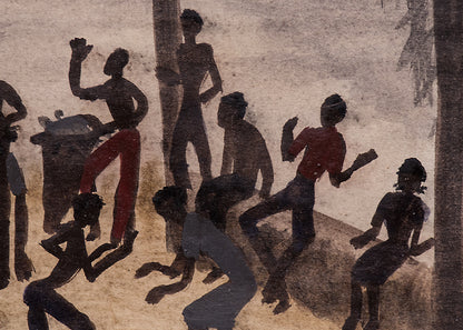 From Haitian Sketchbook, 10, Painting