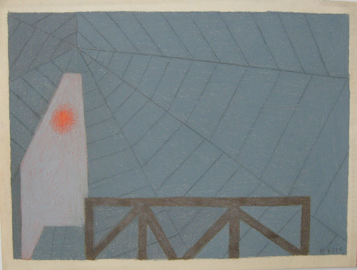 Corner of the Solar House, Drawing