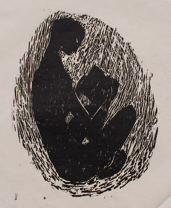 Untitled (Reading Womb), Print