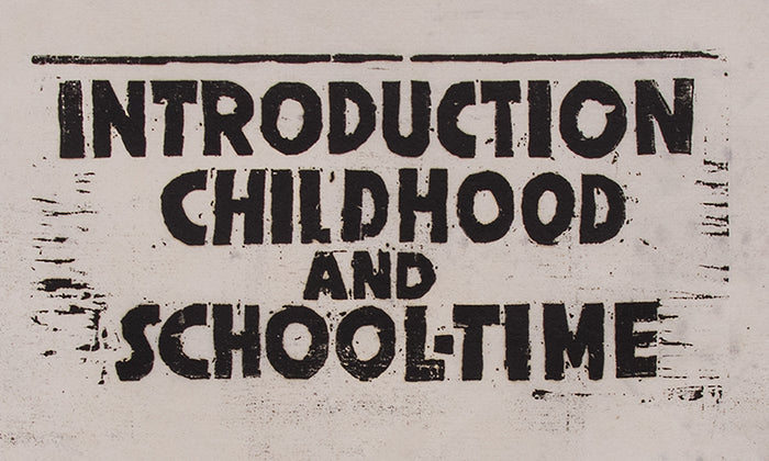 Untitled (Introduction Childhood and Schooltime), Print