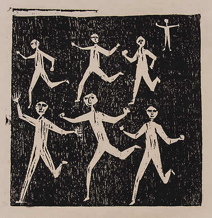 Untitled (Running Figures), Print