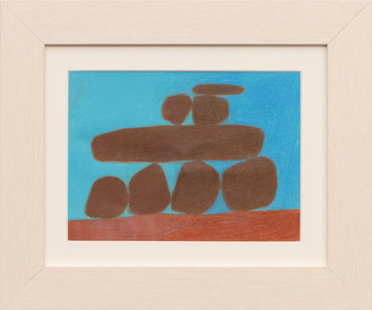 Road Stones IV (Stacked Stones Series), Drawing