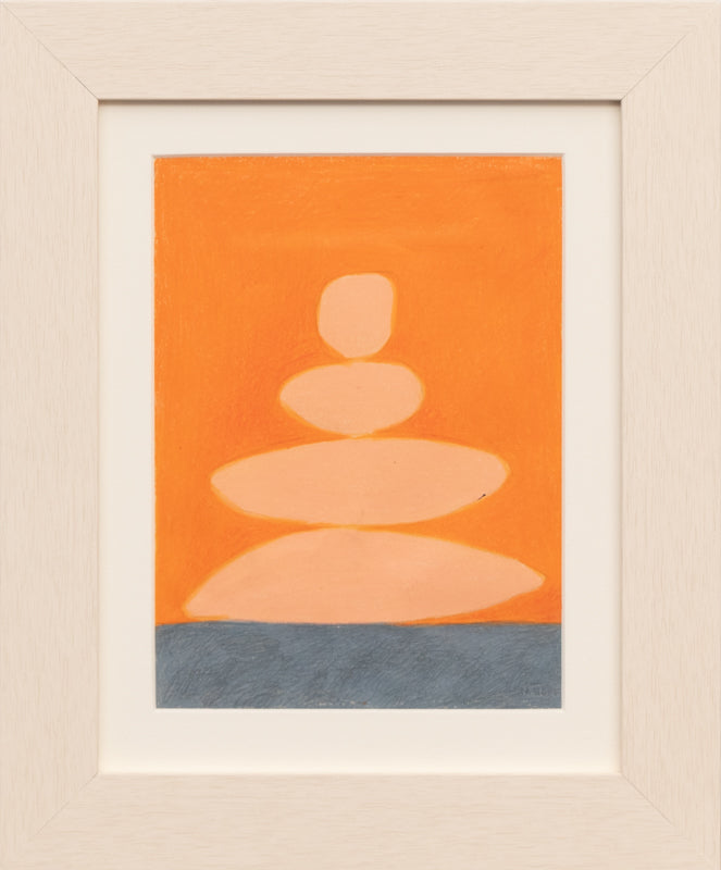 Road Stones III (Stacked Stones Series), Drawing