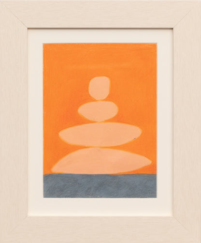 Road Stones III (Stacked Stones Series), Drawing