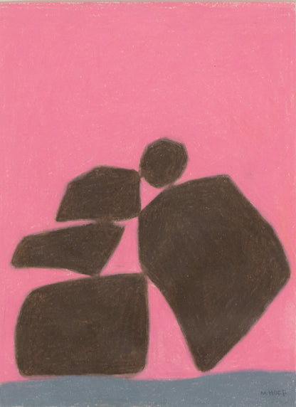 Untitled (Stacked Stones Series), Drawing