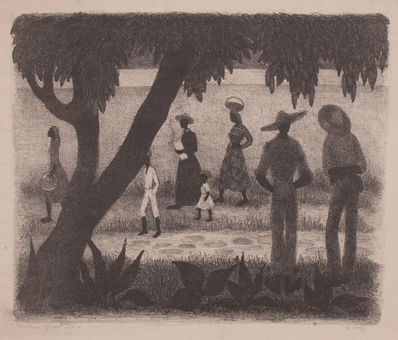 Haitian Street Scene, Print