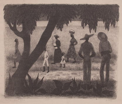 Haitian Street Scene, Print