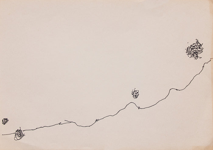 Untitled (Abstract Slope), Drawing