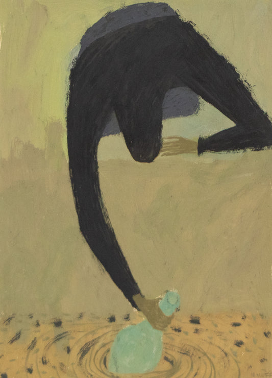 Margo Hoff (1910-2008) artwork for sale. Eqyptian Fountain, 15, Painting, Denver, Colorado, Art Gallery)