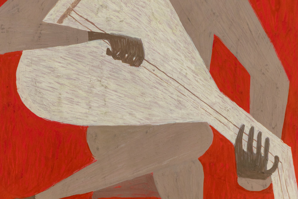 Solo, or The Oud or Lute Player, Painting, 1940-1950