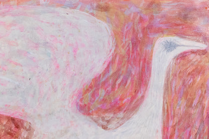 White Bird Landing, or Sea Bird, Painting, circa 1960