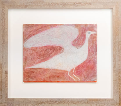 White Bird Landing, or Sea Bird, Painting, circa 1960