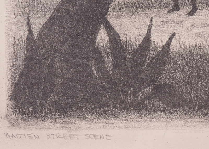 Haitian Street Scene, Print
