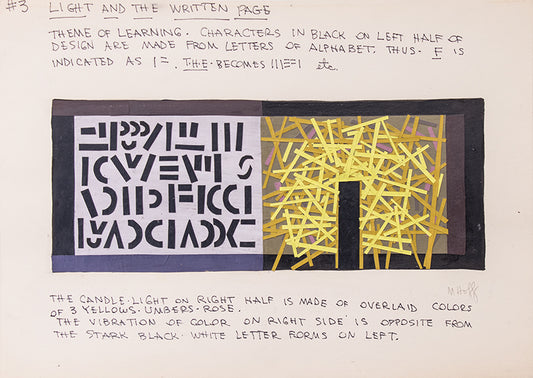 #3 Light and the Written Page, Painting