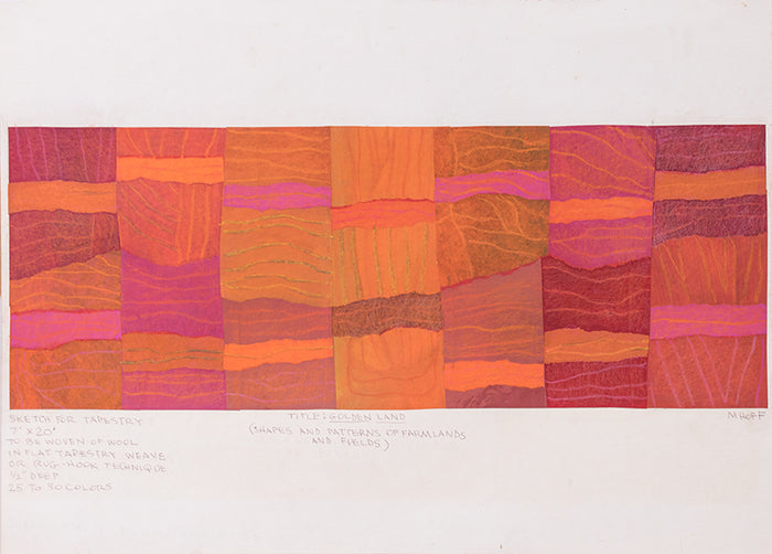 Golden Land (Patterns of Farmlands and Fields), Painting