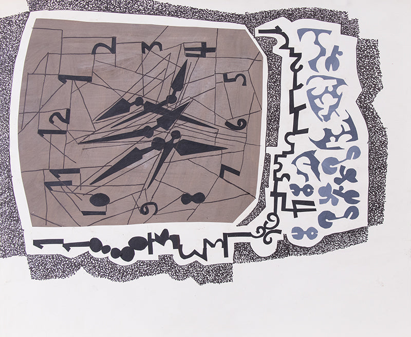 Untitled (What Time Is It?), Painting